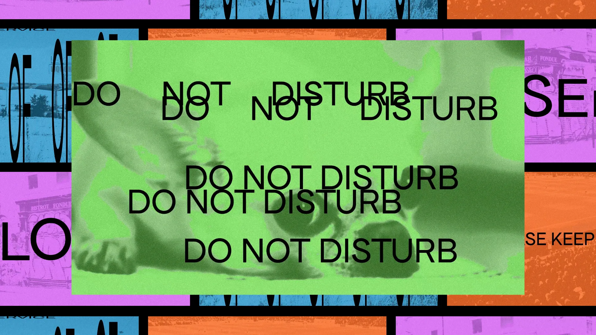 typography animation grid