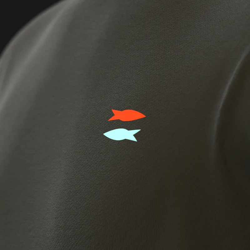 bait runners fishing club angling clothing logo fishes front