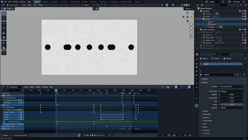 blender introduction circles